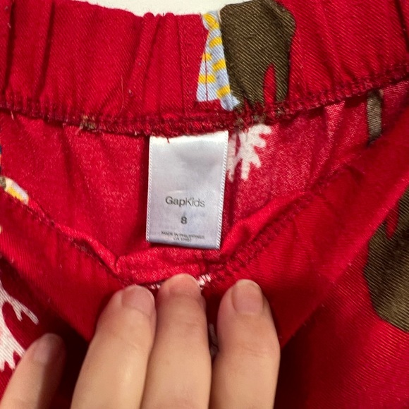 Gap Kids, boys reindeer PJ bottoms - Picture 3 of 9